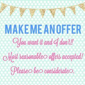❤️ALL OFFERS WELCOME❤️
